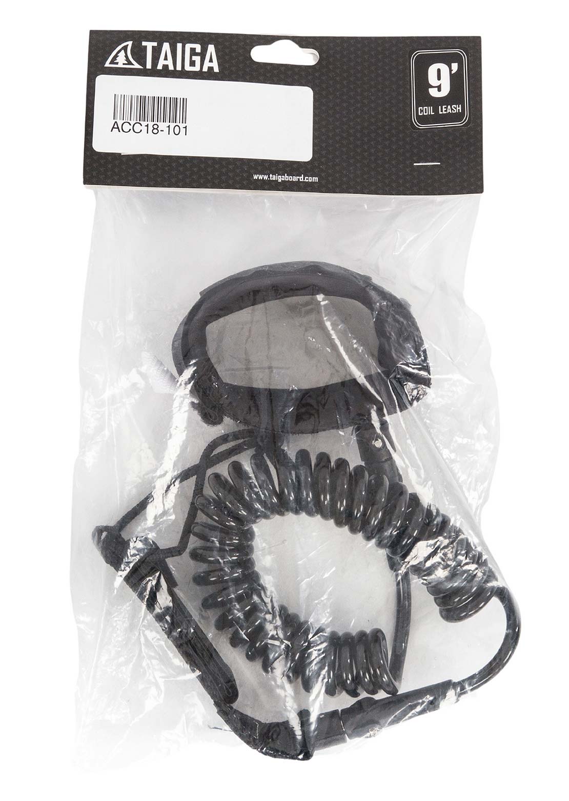 Taiga Leash Wakeboard Coil Black