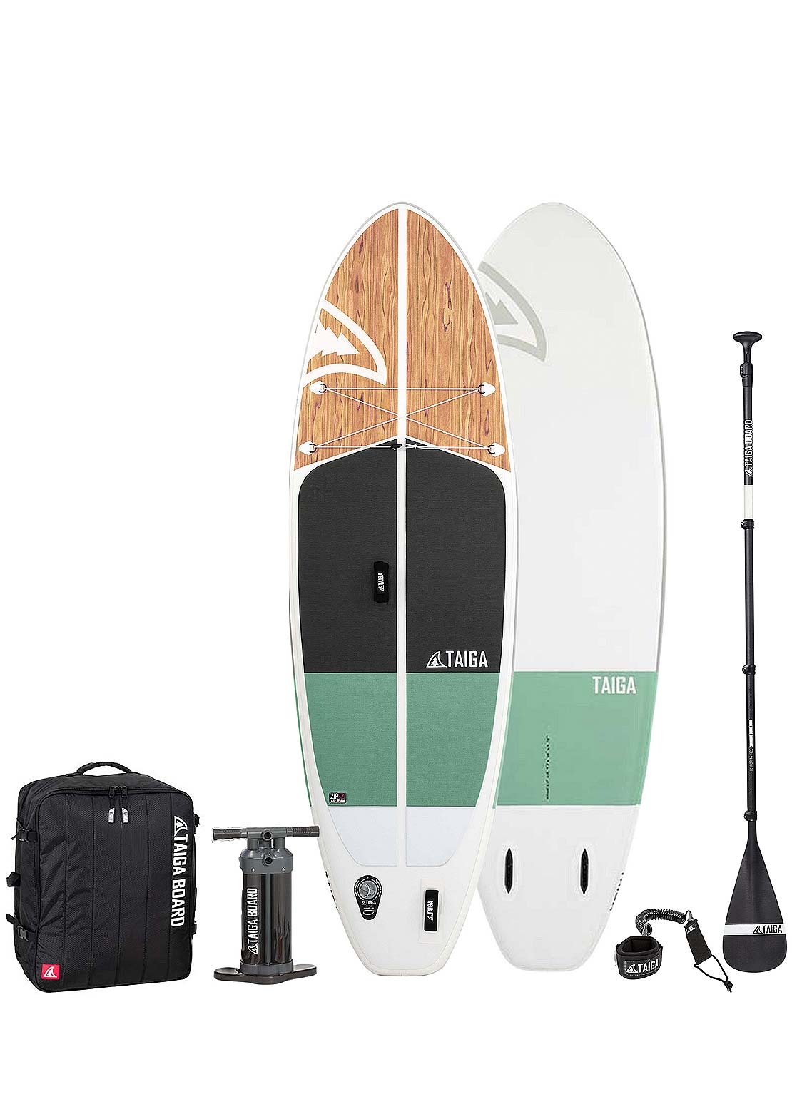 Taiga Nano ZIP AIR 9&#39;8 x 34&#39;&#39; x 4.75&quot; Wakeboard - Kit (Including Paddle and Leash)