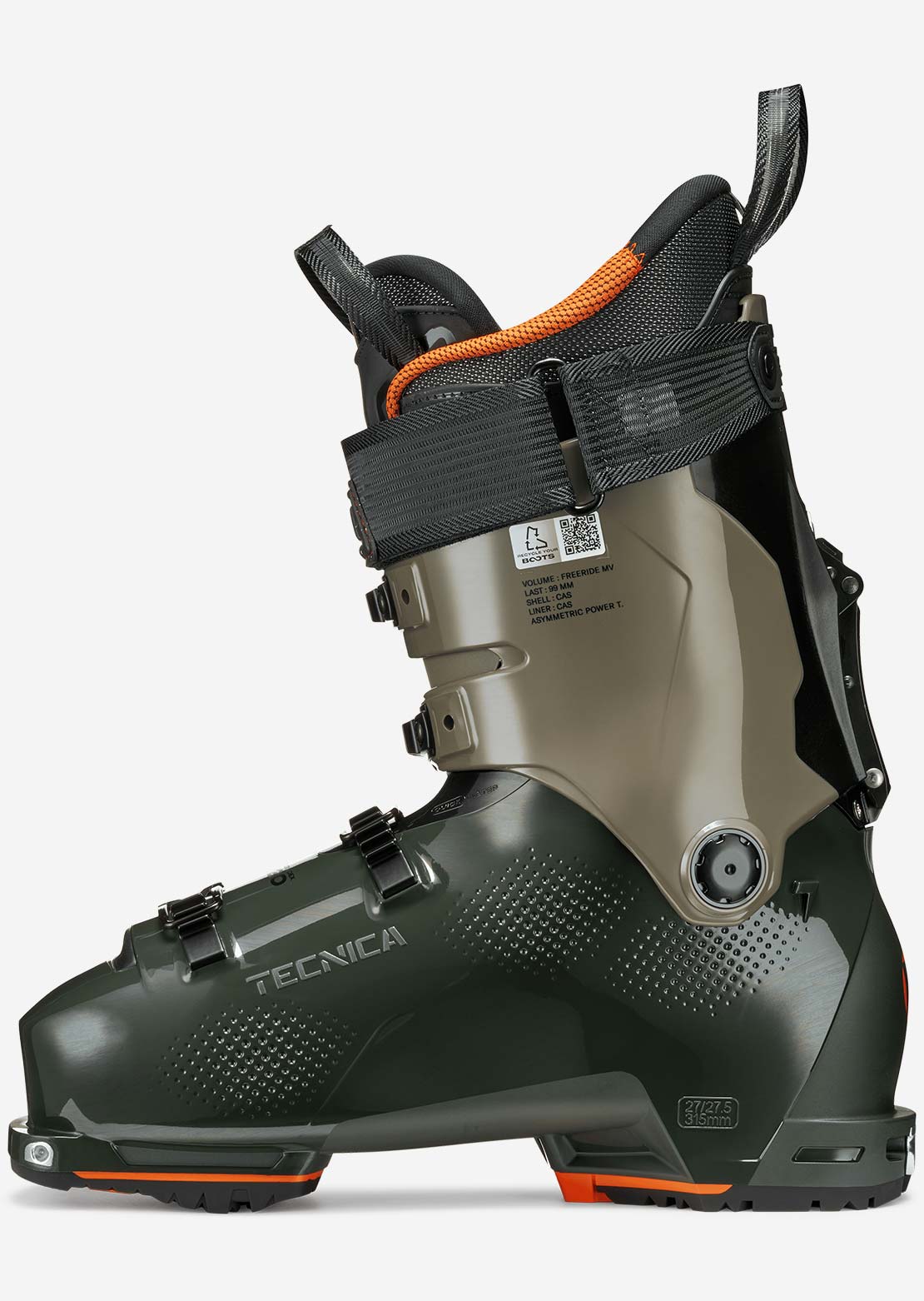 Tecnica Men's Cochise 120 Ski Boots Progressive Green Dark
