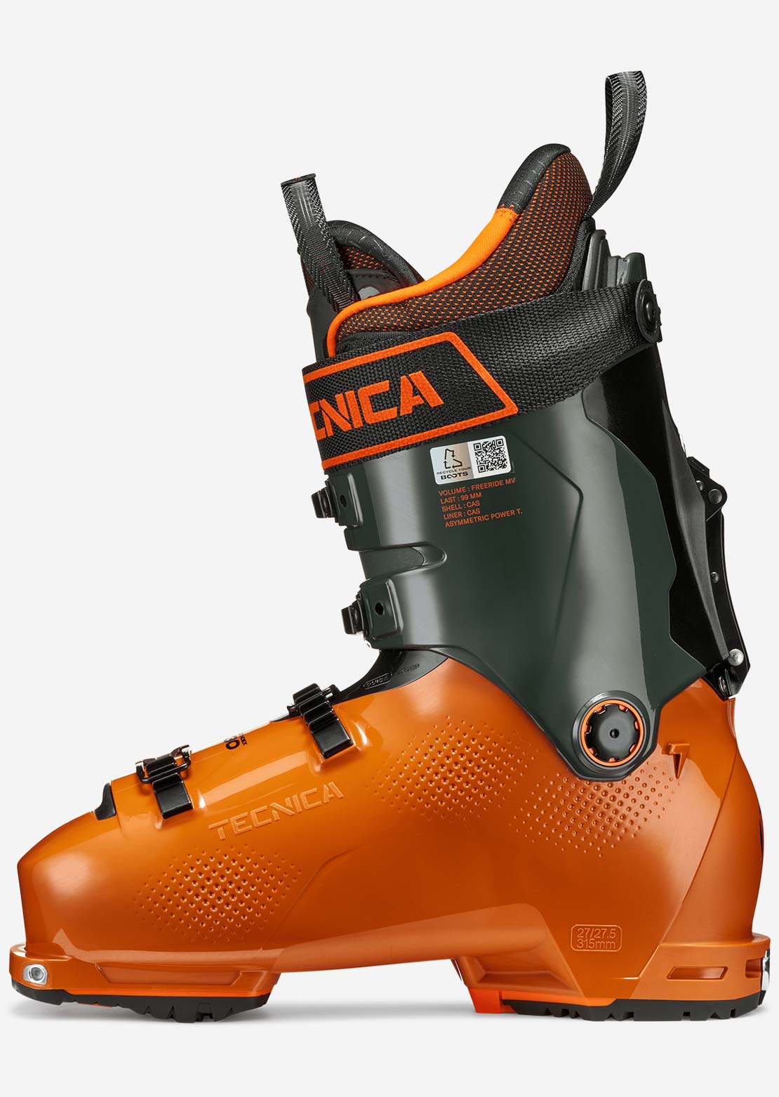 Tecnica Men's Cochise 130 Ski Boots Dark Icon Orange