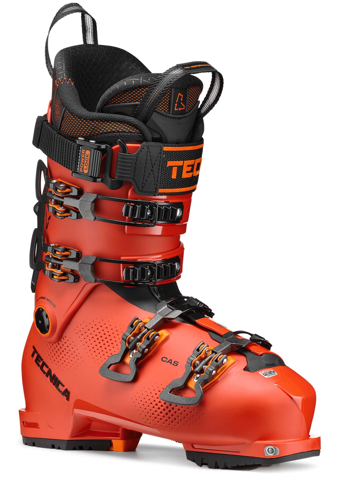 Tecnica Men&#39;s Cochise 130 Ski Boots Brick Orange