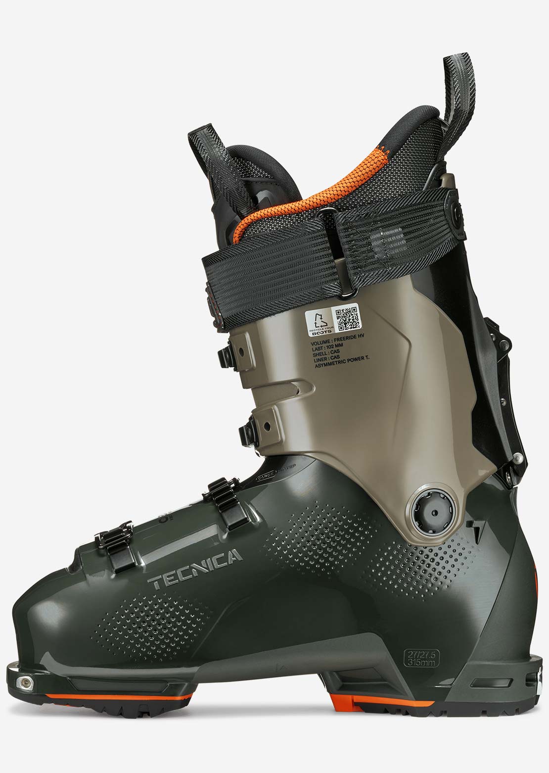 Tecnica Men's Cochise HV 120 Ski Boots Progressive Green Dark