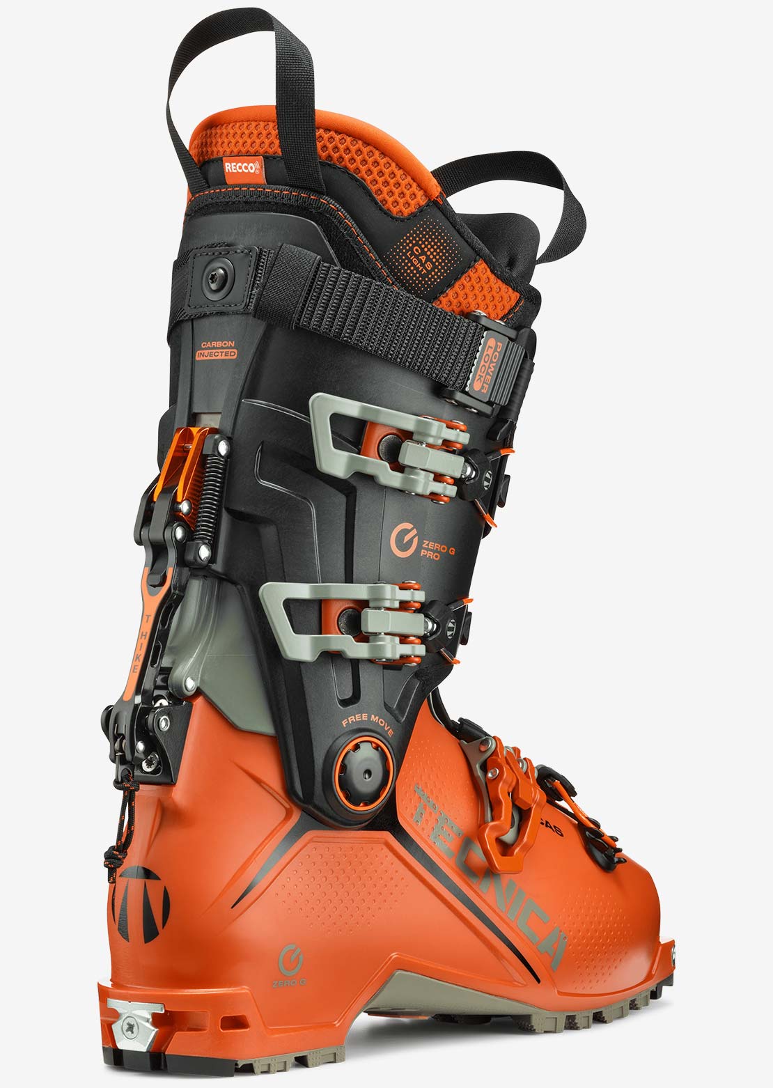 Tecnica Men's Zero G Tour Pro Ski Boots Dusk Orange