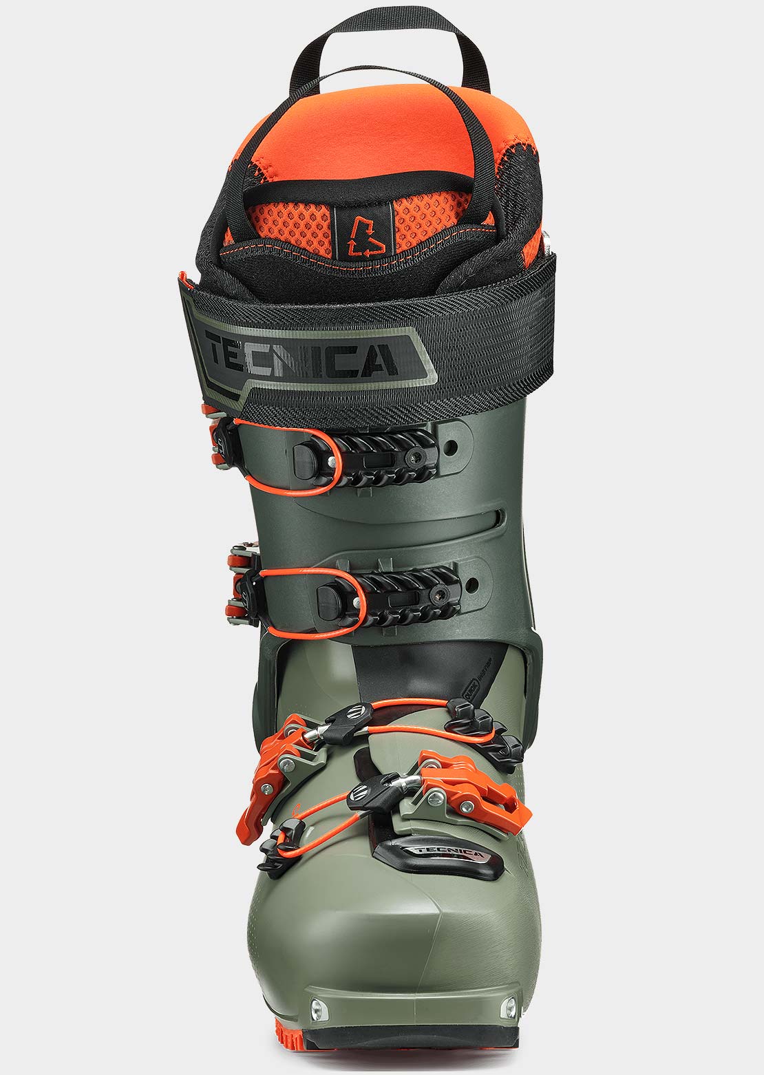 Tecnica Men&#39;s Zero G Tour Scout Ski Boots Camp Green