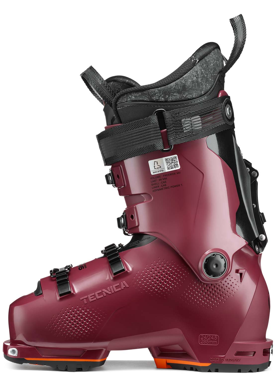 Tecnica Women&#39;s Cochise 105 Ski Boots Progressive Bordeaux