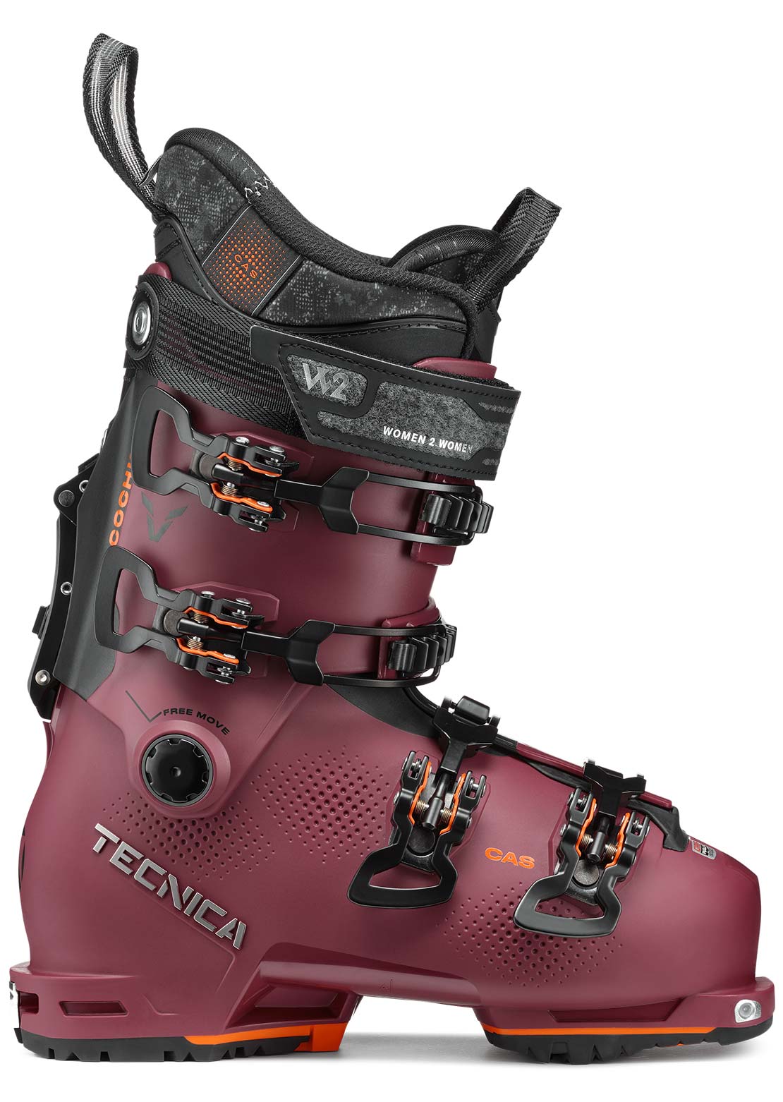 Tecnica Women&#39;s Cochise 105 Ski Boots Progressive Bordeaux