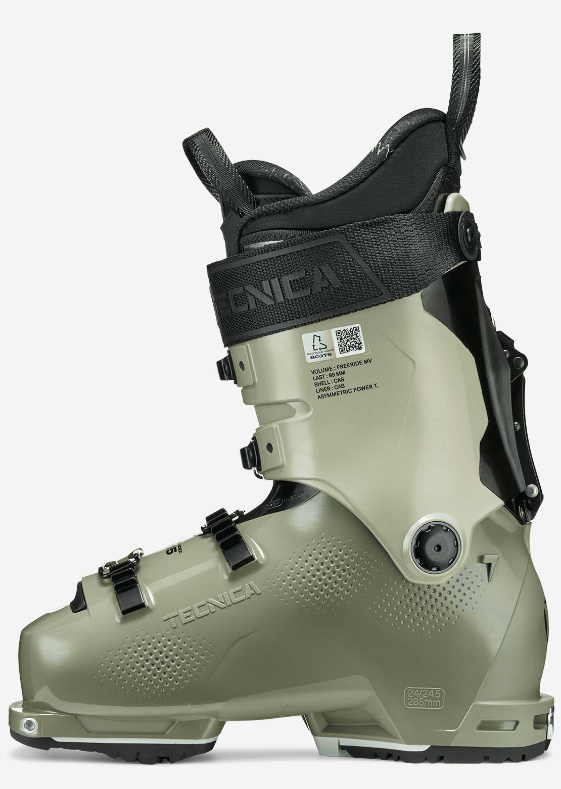 Tecnica Women's Cochise 115 W Ski Boots Camp Green