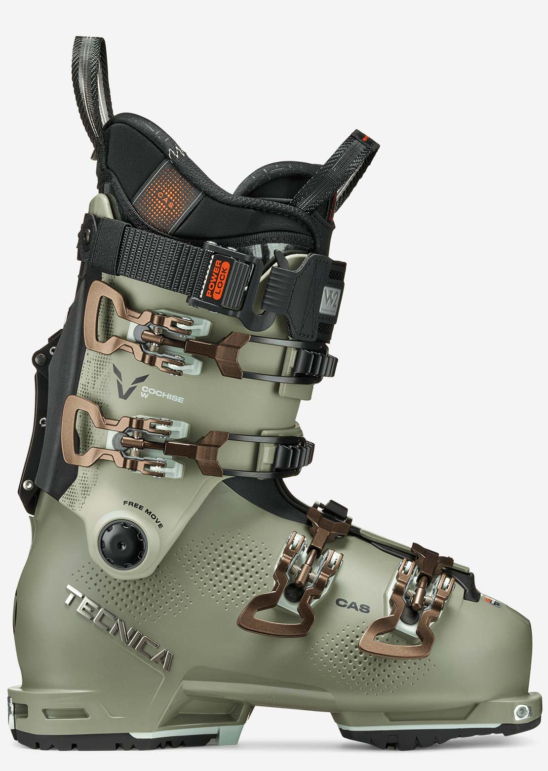 Tecnica Women's Cochise 115 W Ski Boots Camp Green