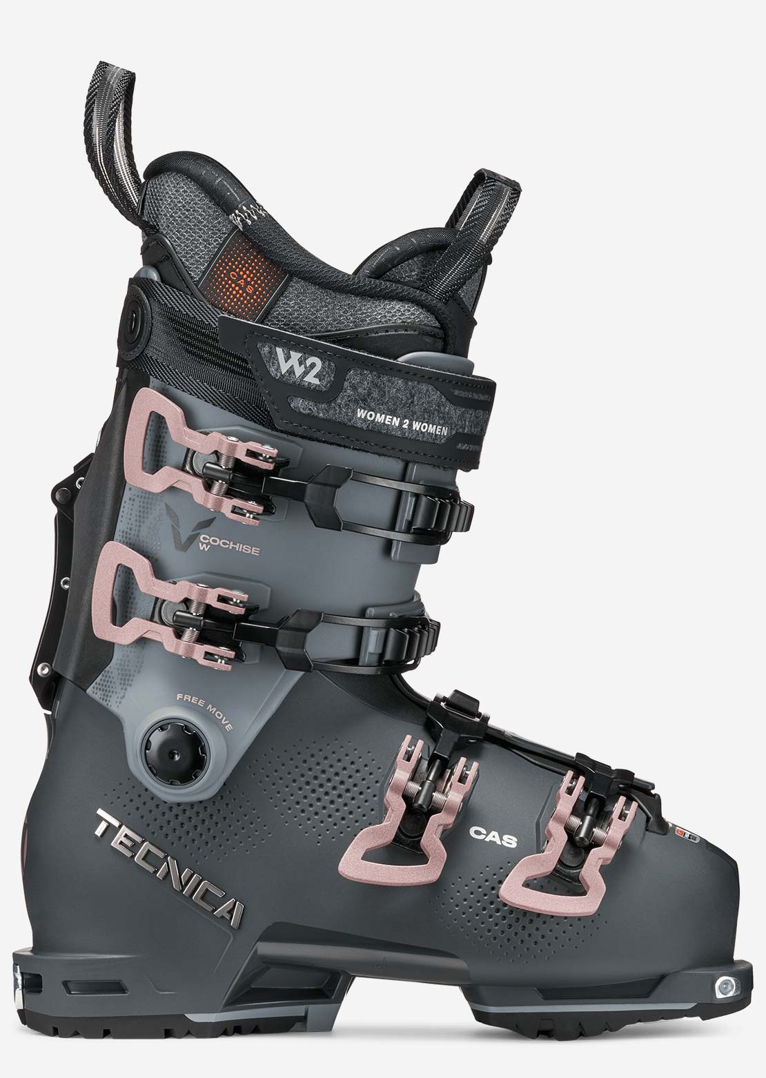 Tecnica Women's Cochise 95 W Ski Boots Graphite