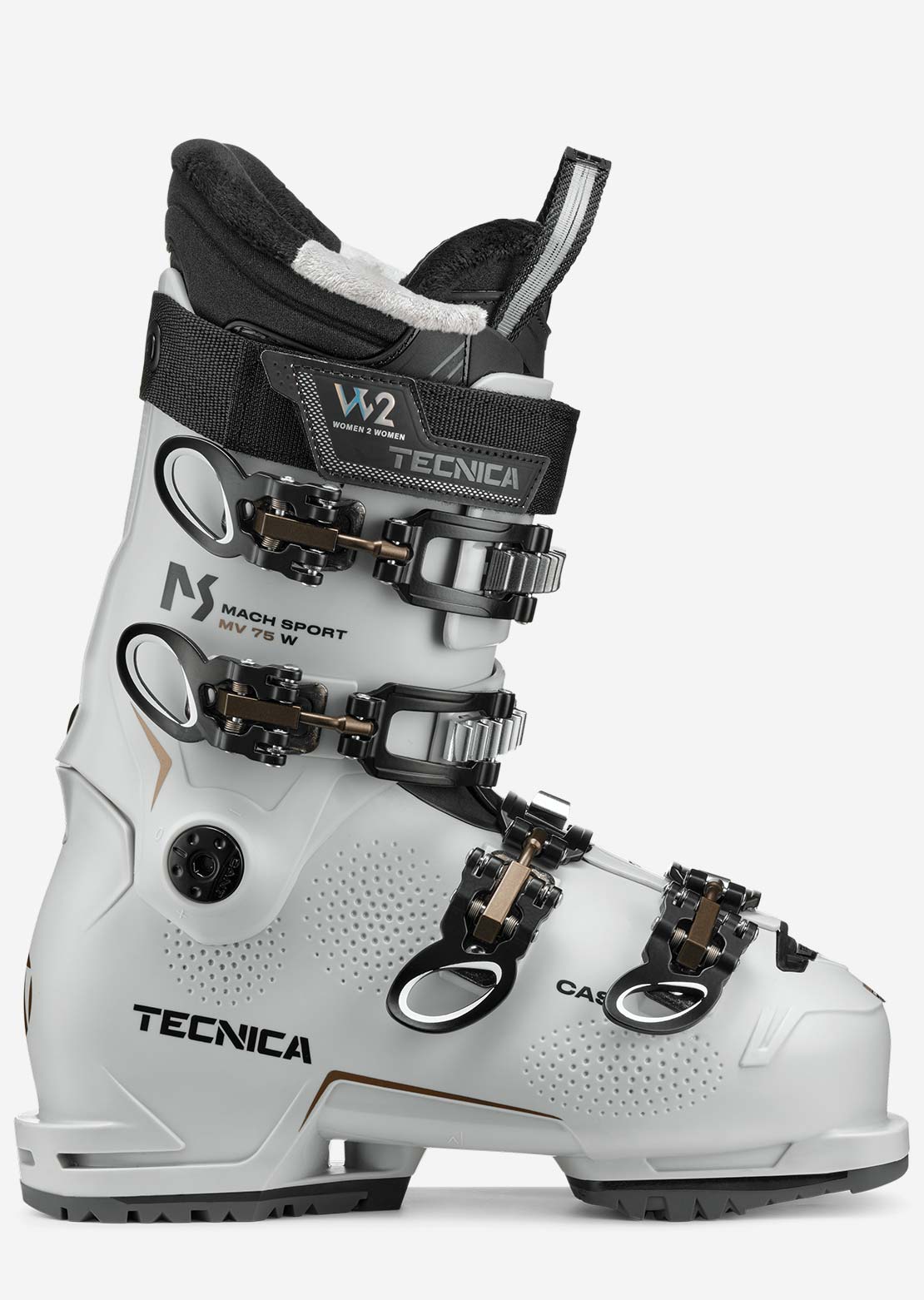Tecnica Women's Mach Sport MV 75 W Ski Boots Cool Grey