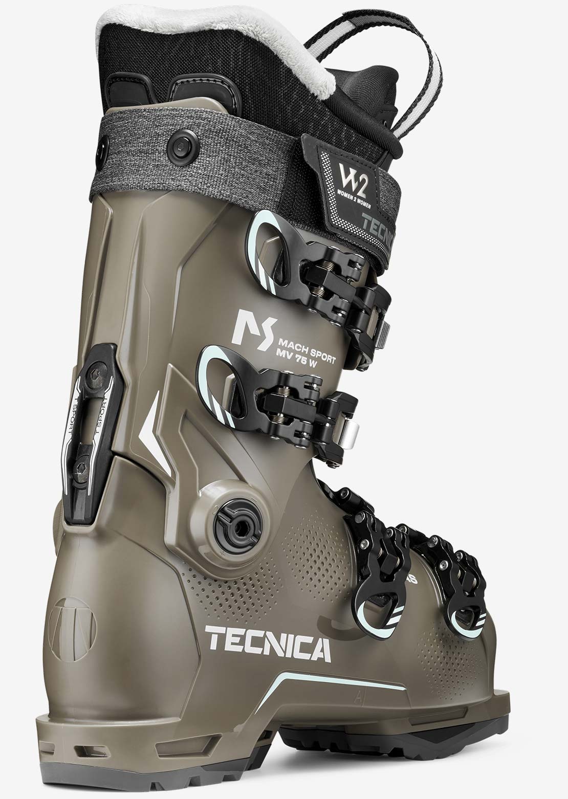 Tecnica Women's Mach Sport MV 75 W Ski Boots Transition Gray