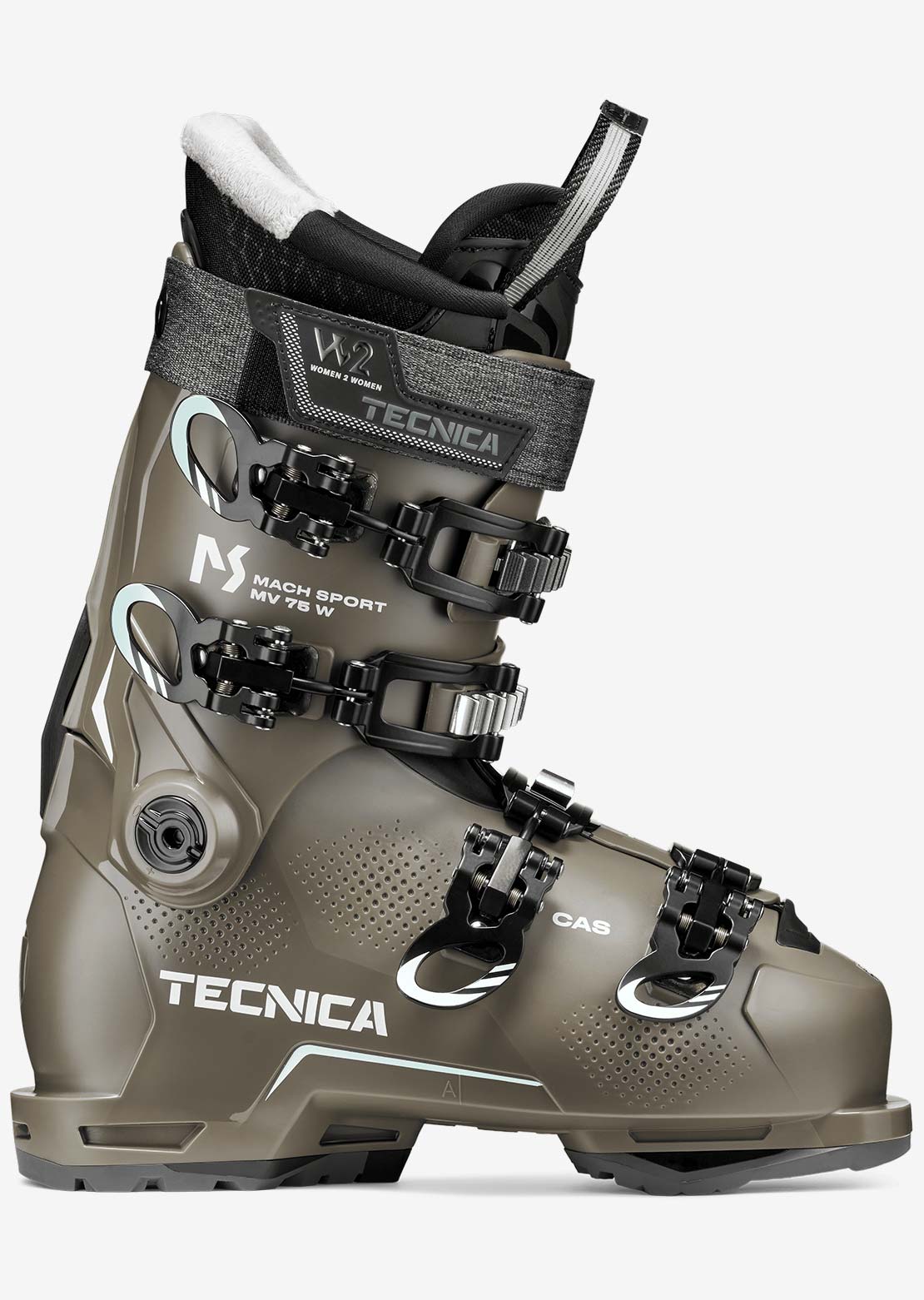 Tecnica Women's Mach Sport MV 75 W Ski Boots Transition Gray