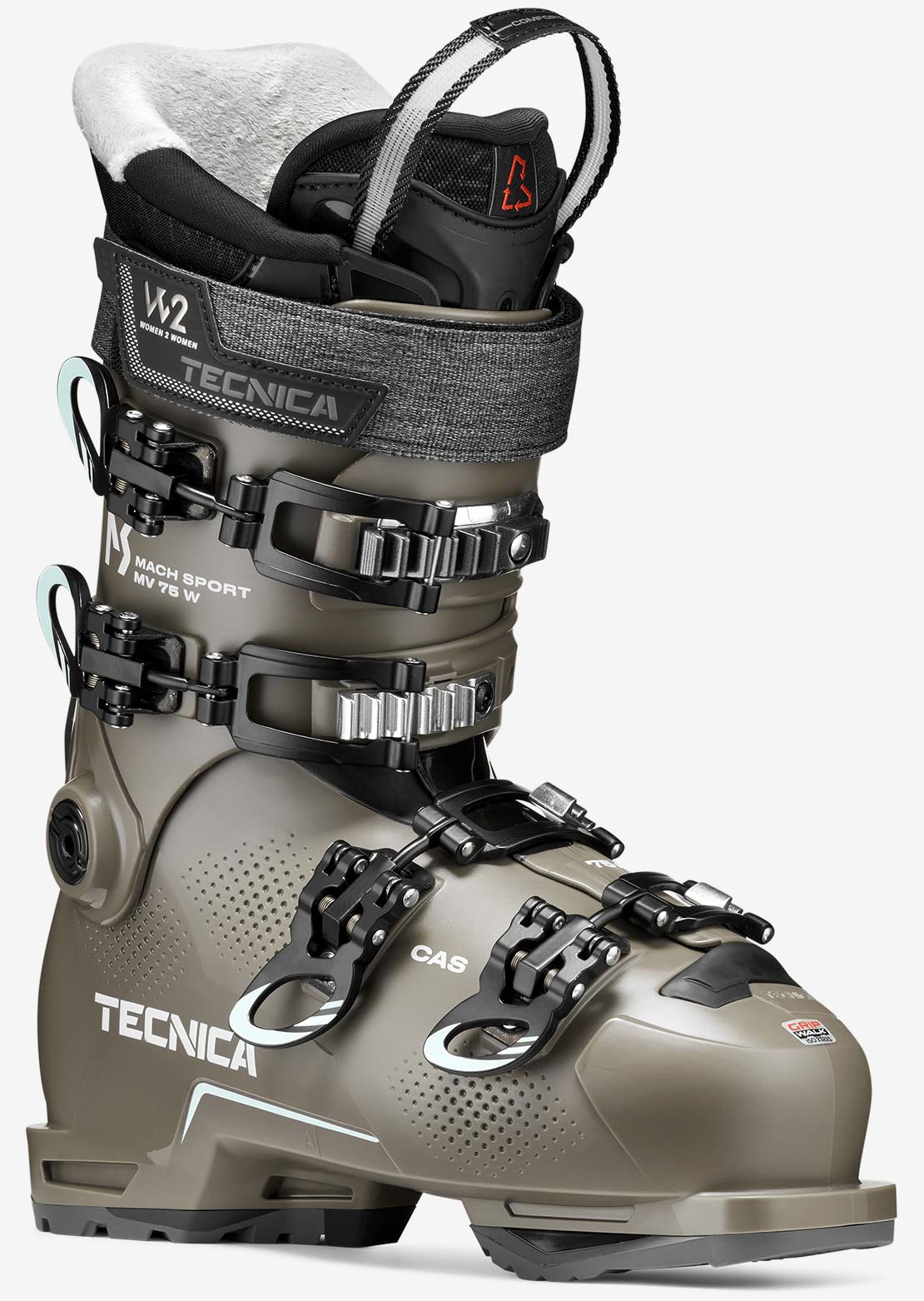 Tecnica Women's Mach Sport MV 75 W Ski Boots Transition Gray