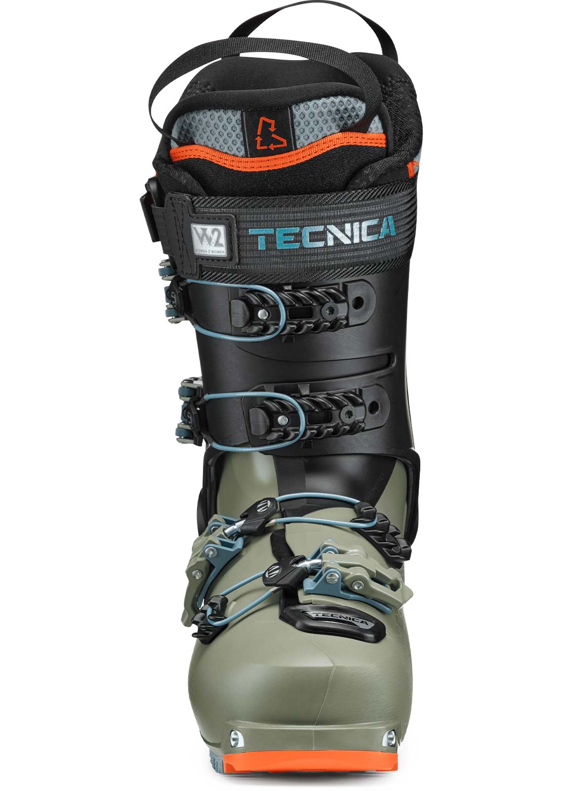 Tecnica Women's Zero G Tour Pro Ski Boots Camp Green