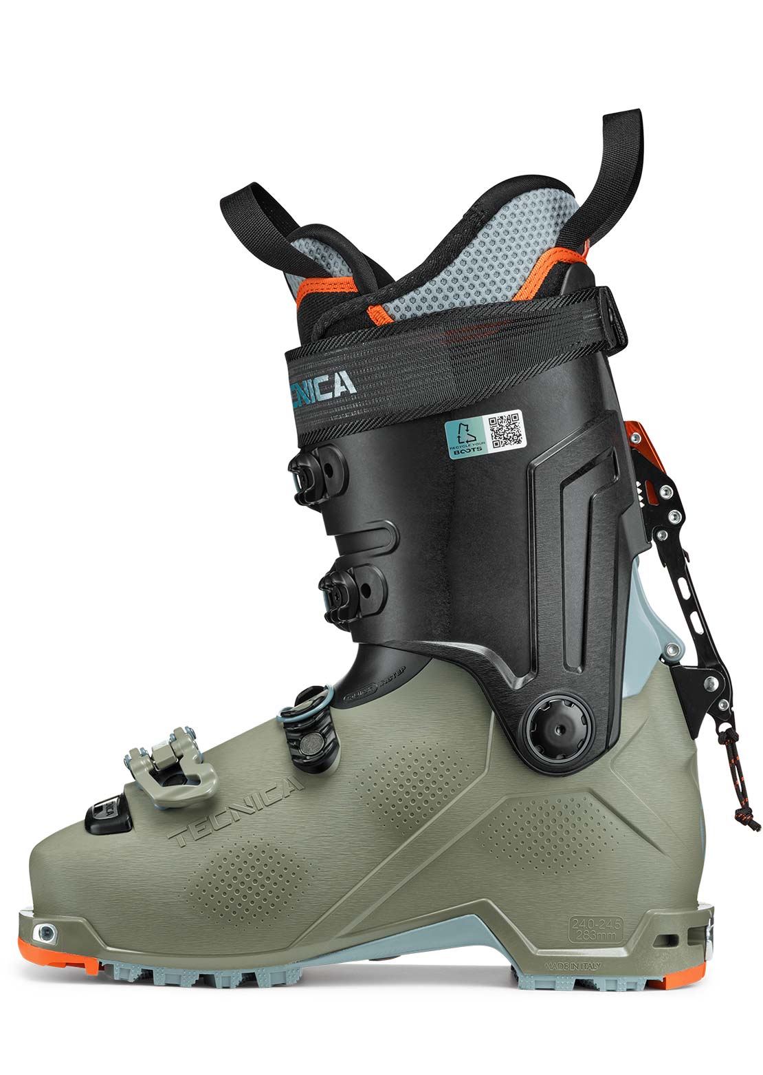 Tecnica Women's Zero G Tour Pro Ski Boots Camp Green