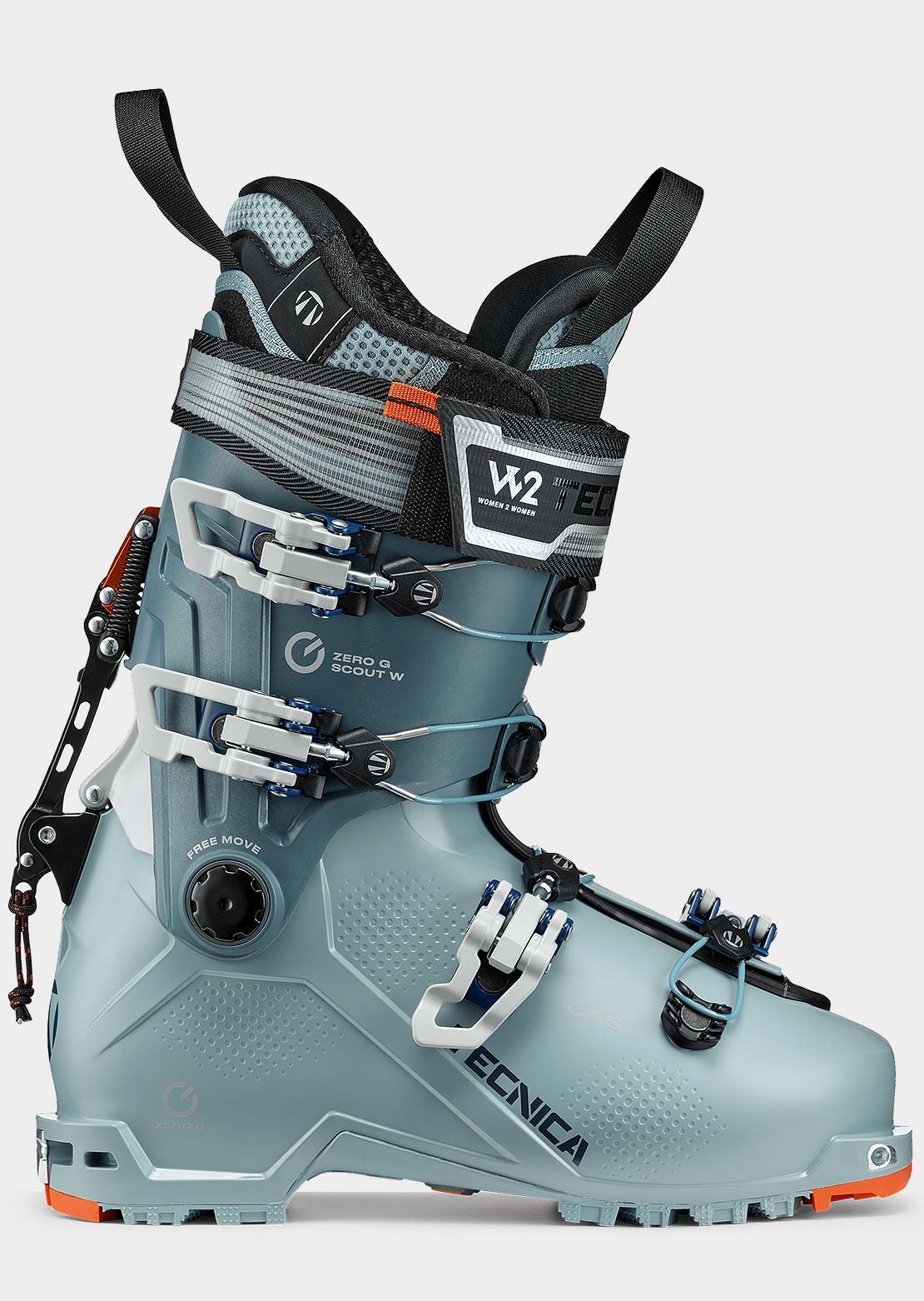 Tecnica Women&#39;s Zero G Tour Scout Ski Boots Lichen Blue