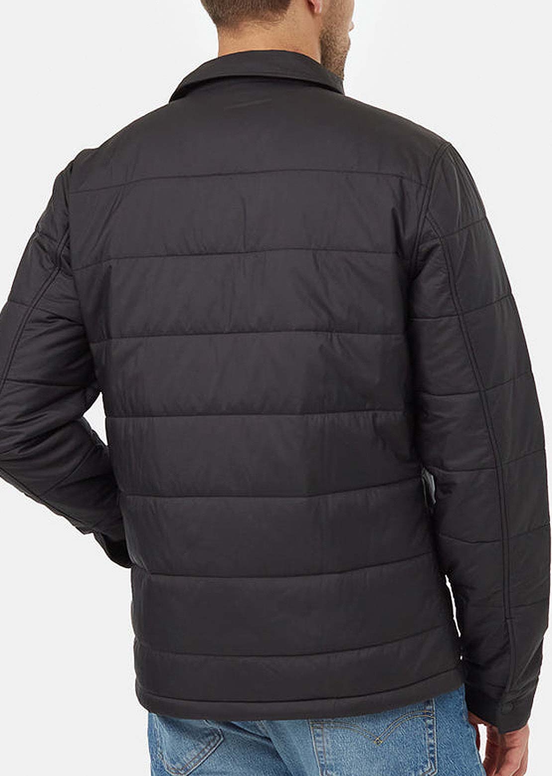 Tentree Men's Cloud Shell Shirt Jacket Meteorite Black