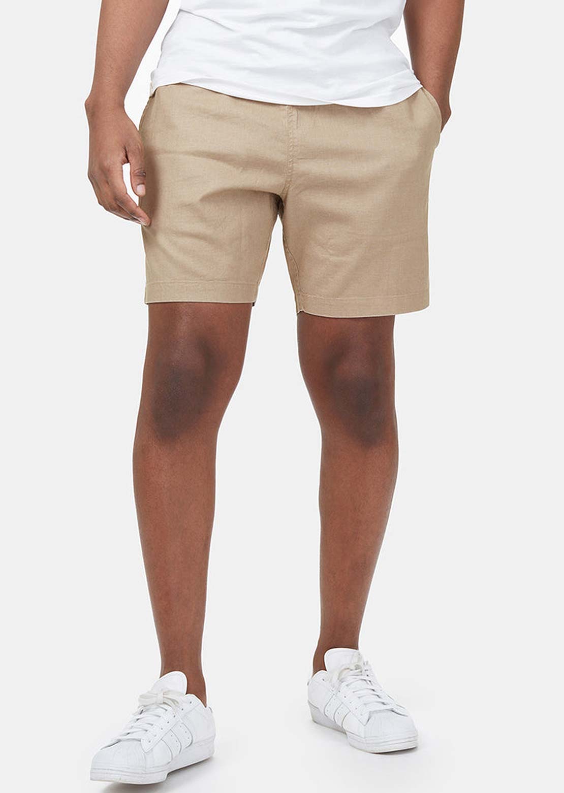 Tentree Men&#39;s Hemp Stretch Chino Shorts Khaki