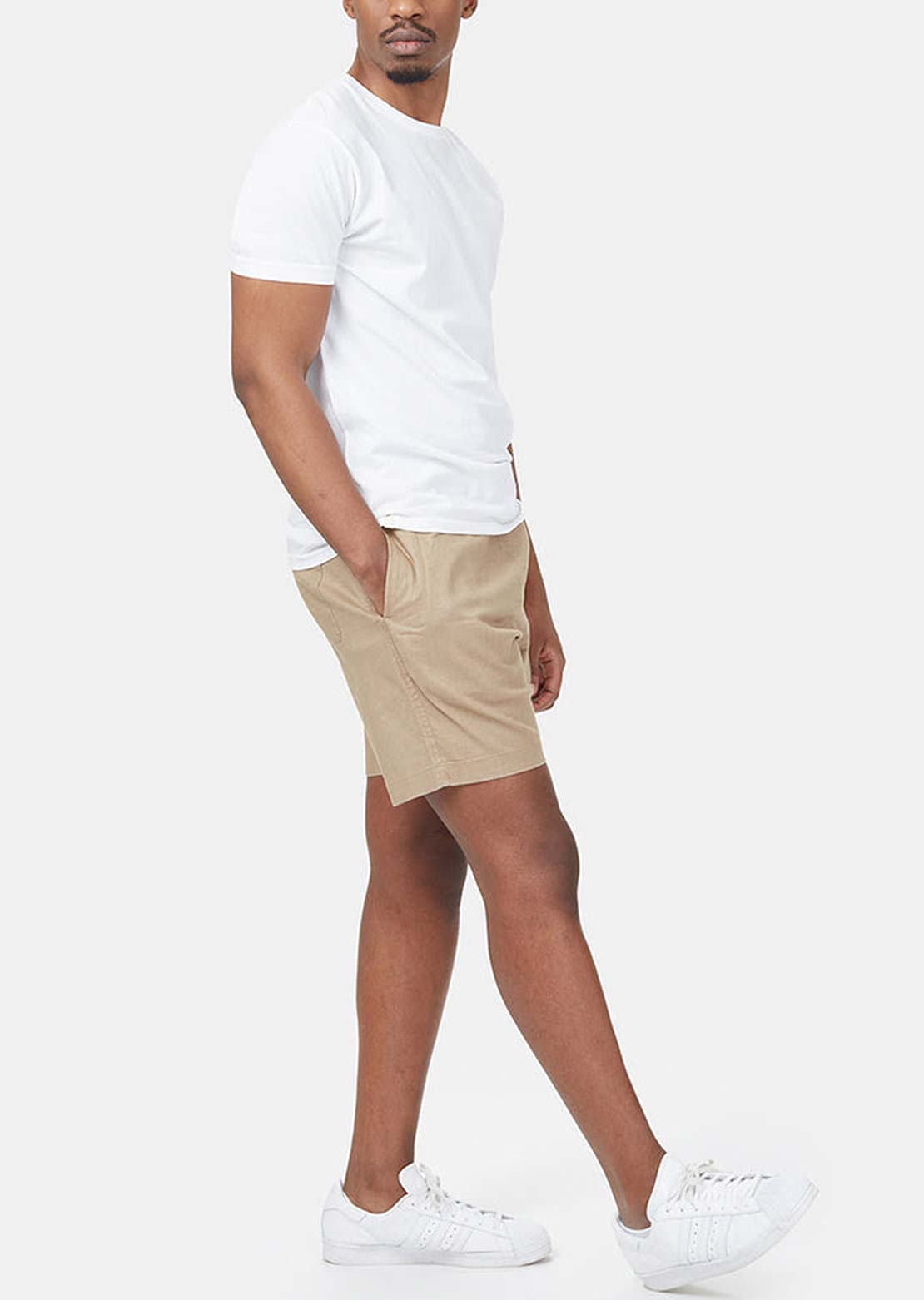 Tentree Men&#39;s Hemp Stretch Chino Shorts Khaki