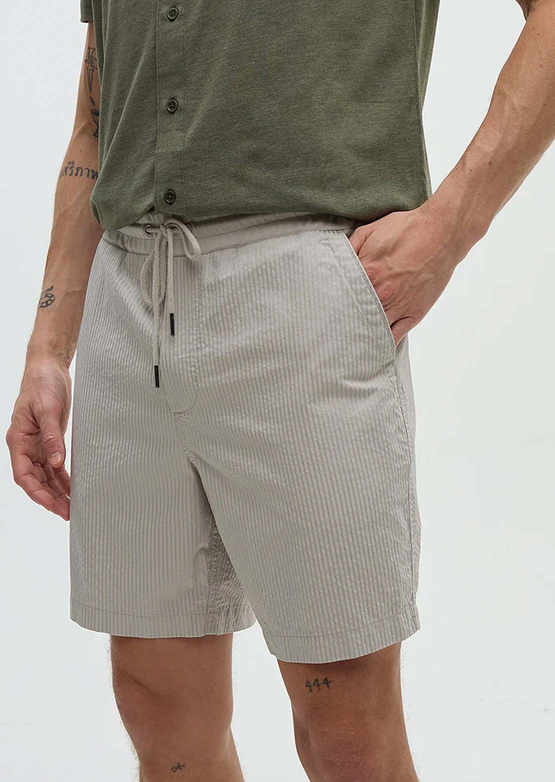 Tentree Men's Mullan Shorts Sand Stone