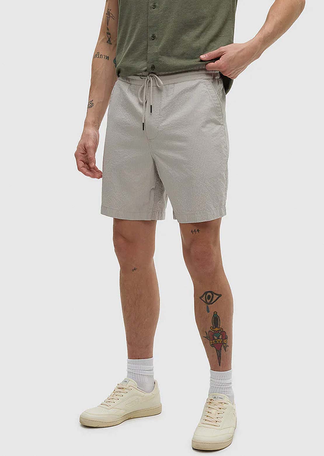 Tentree Men's Mullan Shorts Sand Stone