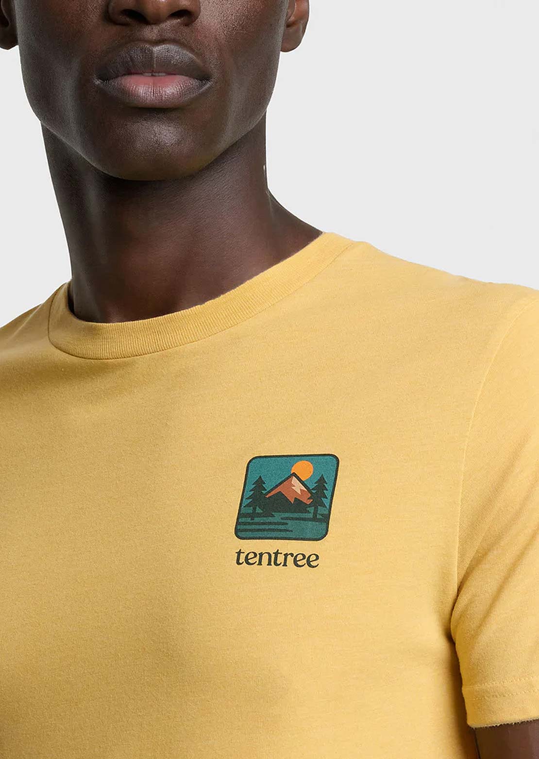 Tentree Men's Protect Your Playground T-Shirt Dusk Yellow/Green