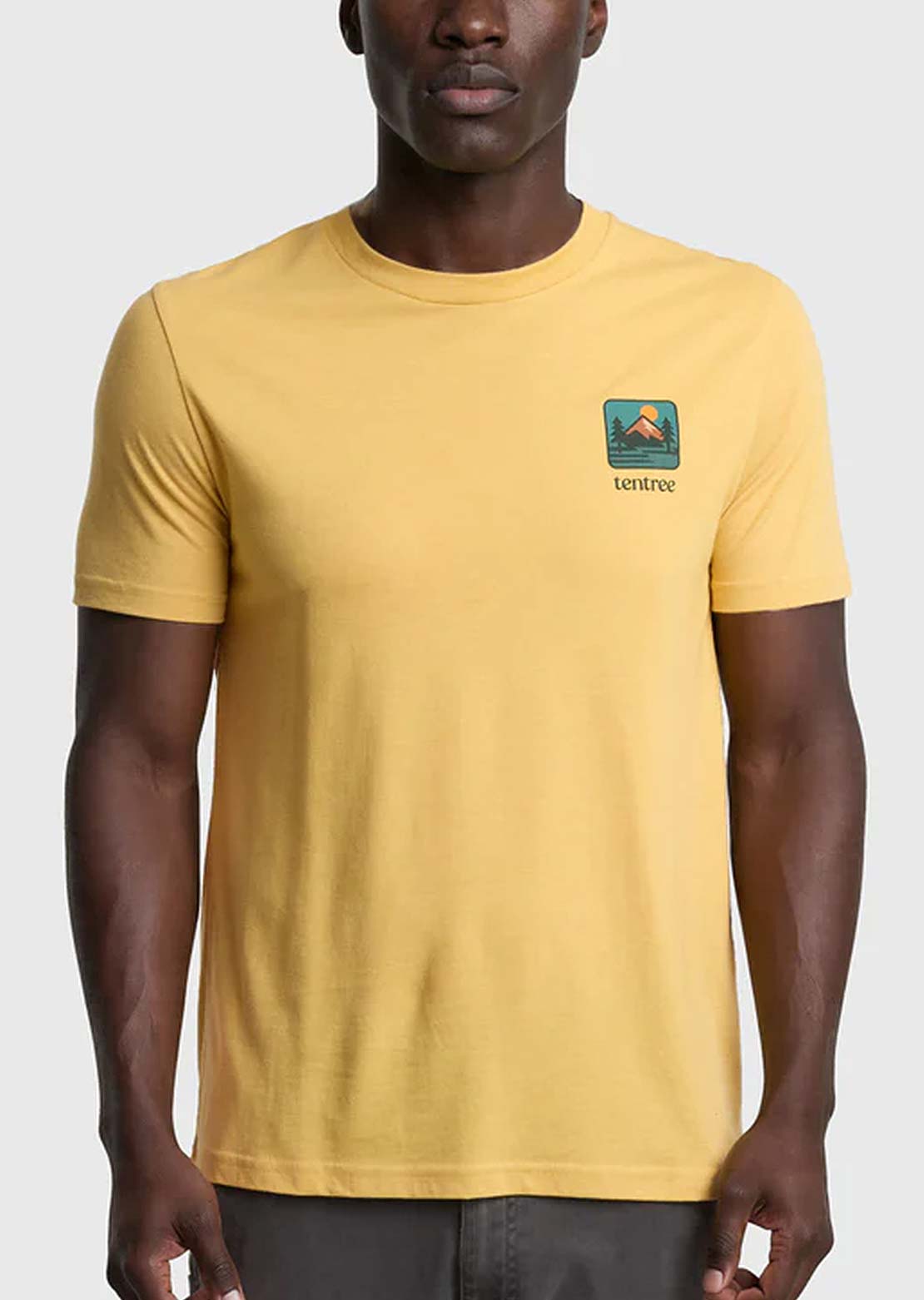 Tentree Men's Protect Your Playground T-Shirt Dusk Yellow/Green