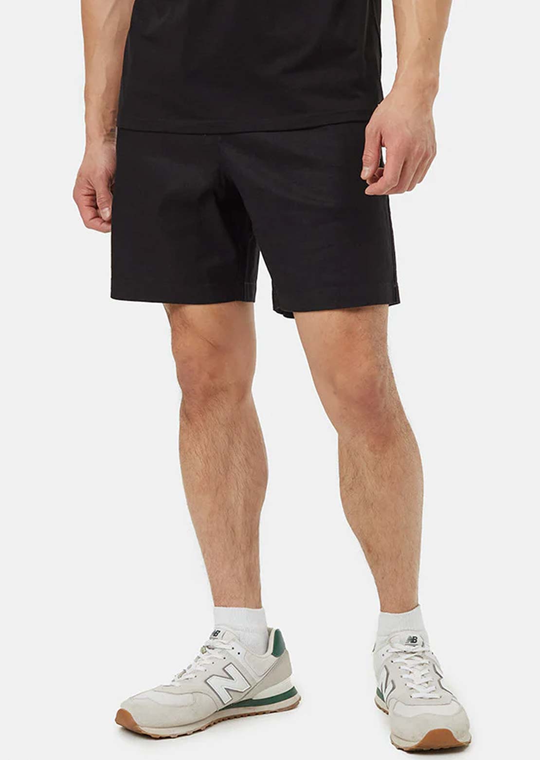 Tentree Men's Reynolds Shorts Meteorite Black