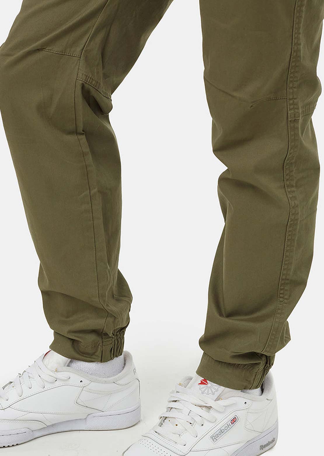 Tentree Men&#39;s Stretch Twill Everyday Jogger Pants Olive Night Green