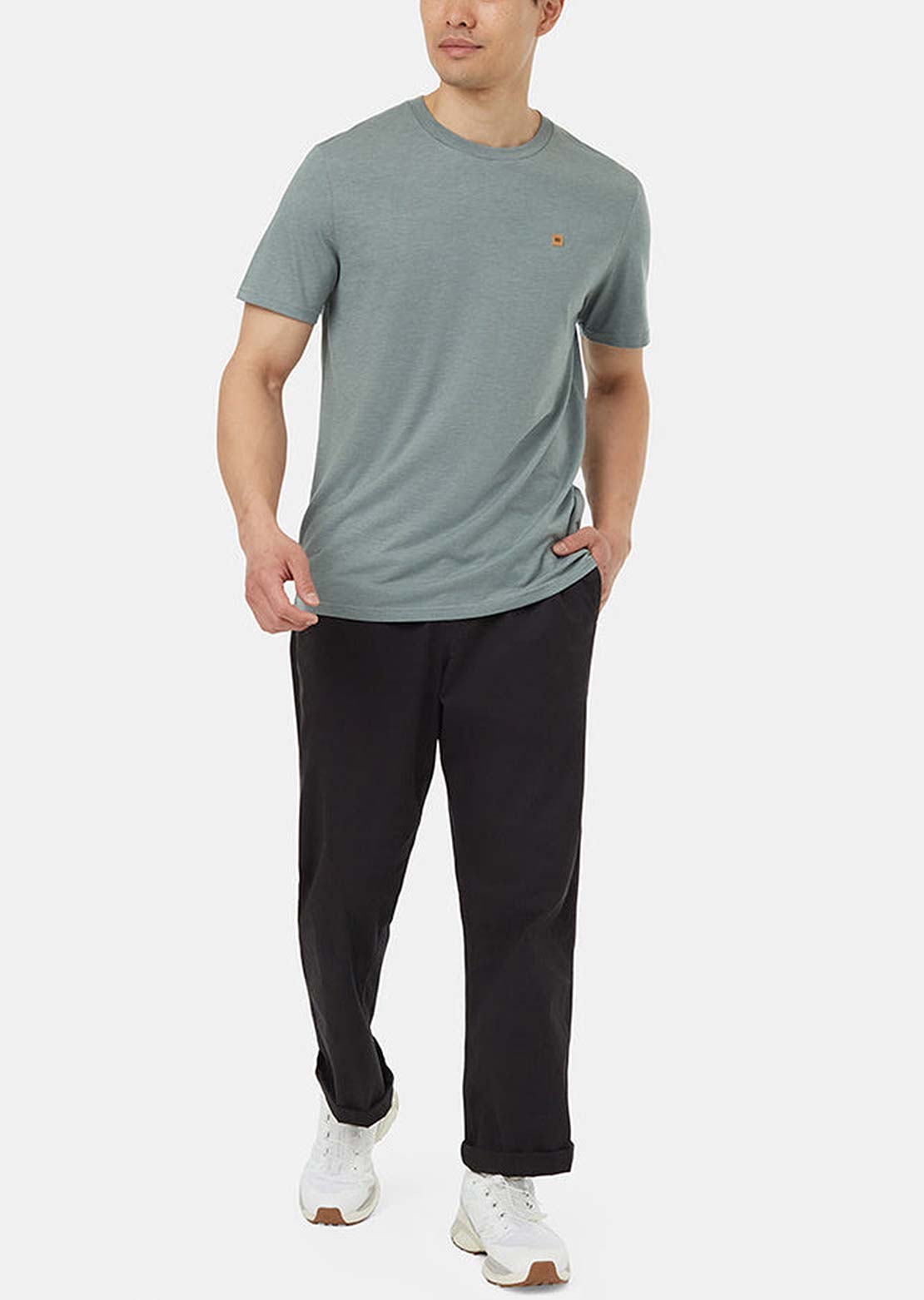 Tentree Men&#39;s TreeBlend Classic T-Shirt Eucalyptus Heather
