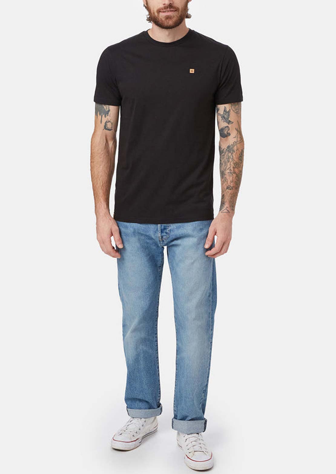 Tentree Men&#39;s TreeBlend Classic T-Shirt Meteorite Black