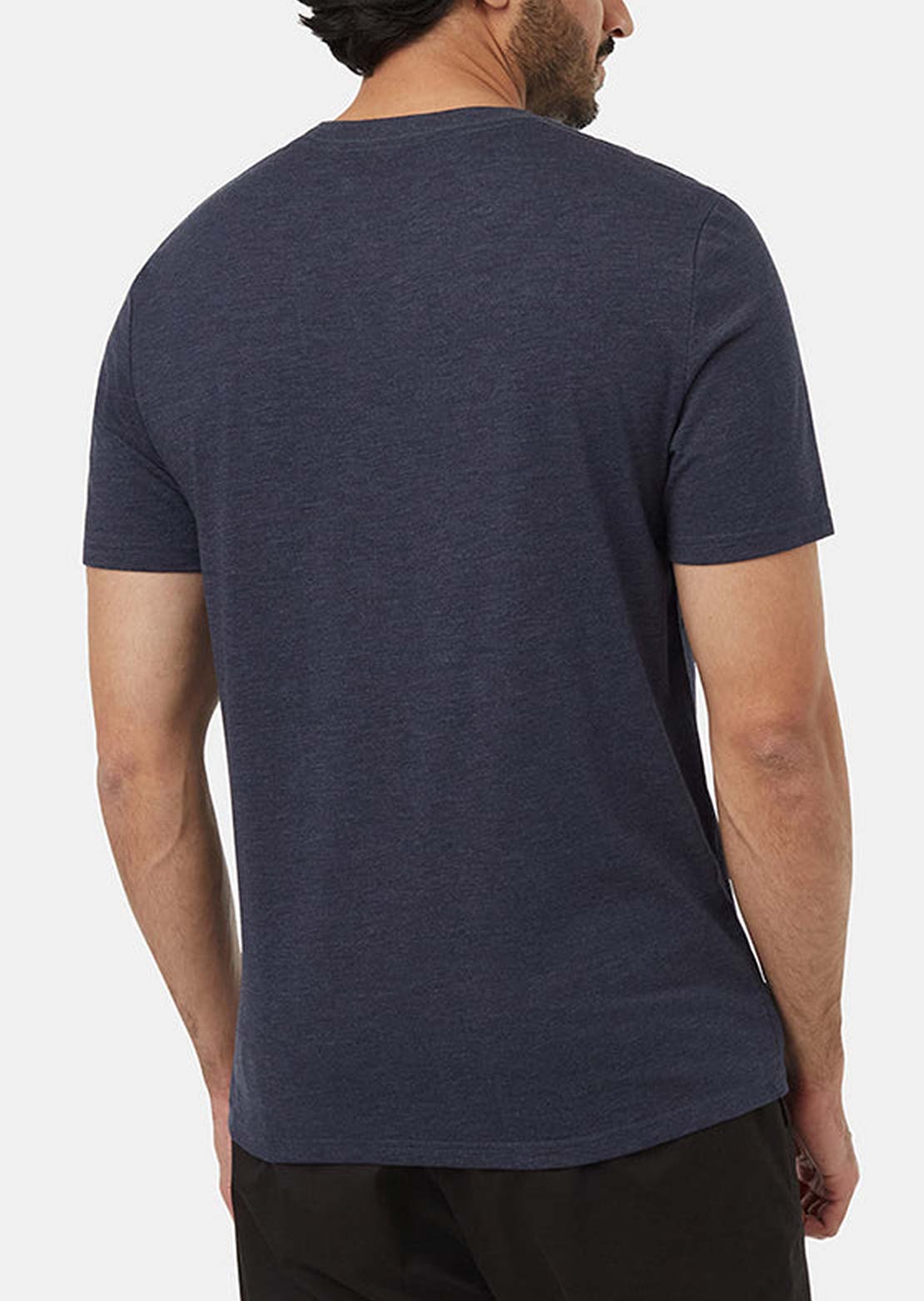 Tentree Men&#39;s TreeBlend Classic T-Shirt Midnight Blue Heather