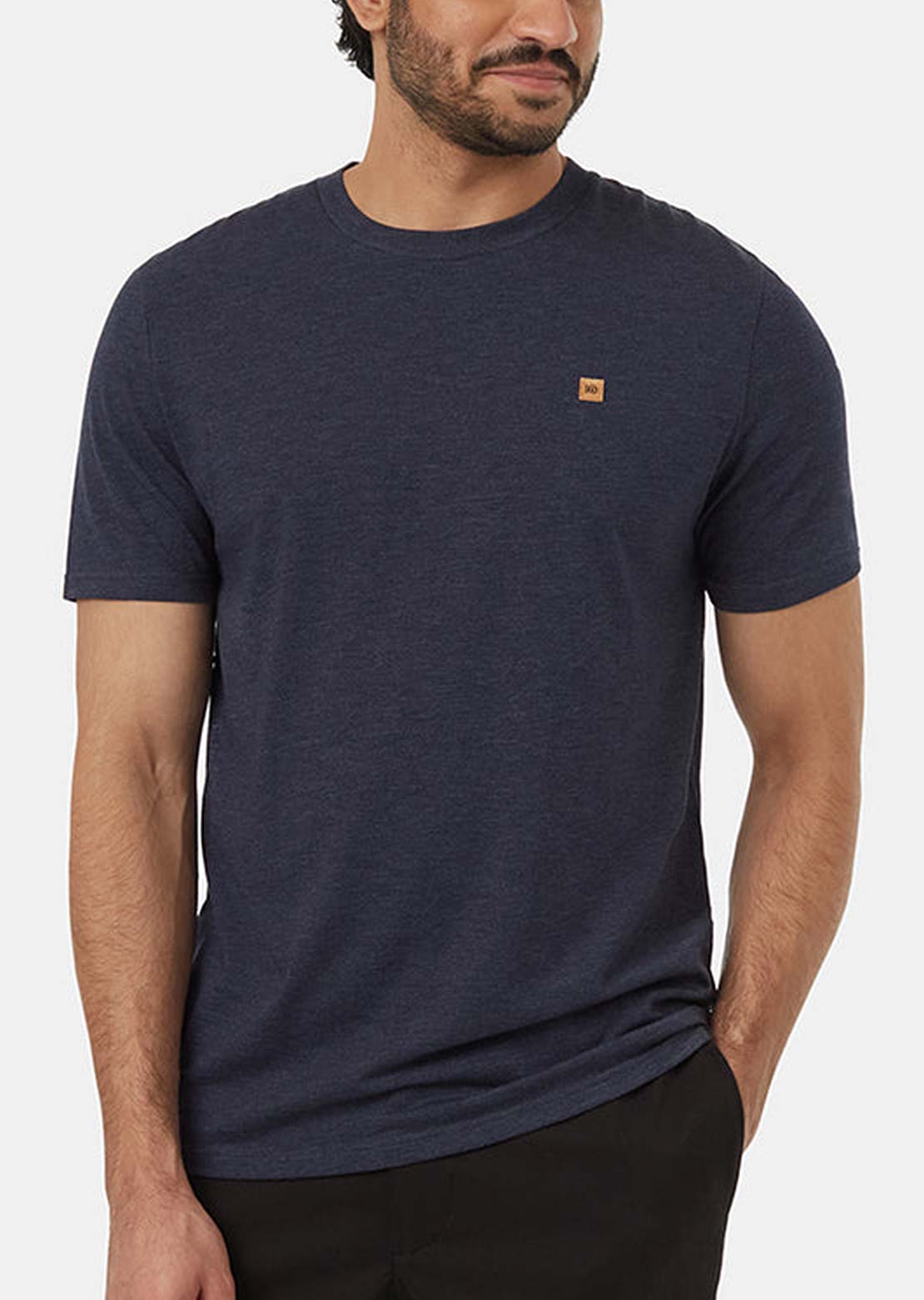 Tentree Men&#39;s TreeBlend Classic T-Shirt Midnight Blue Heather