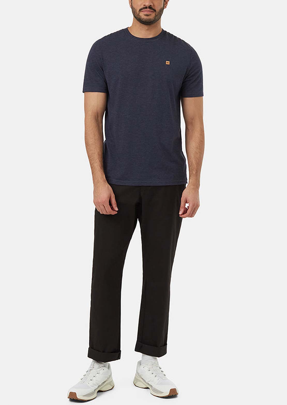 Tentree Men&#39;s TreeBlend Classic T-Shirt Midnight Blue Heather