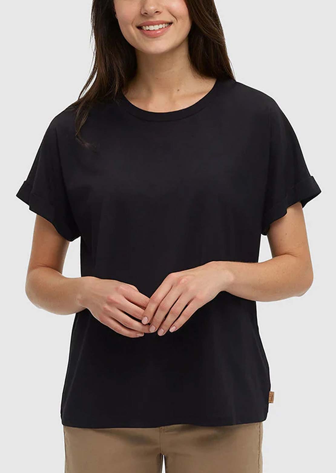 Tentree Women's Carey T-Shirt Meteorite Black