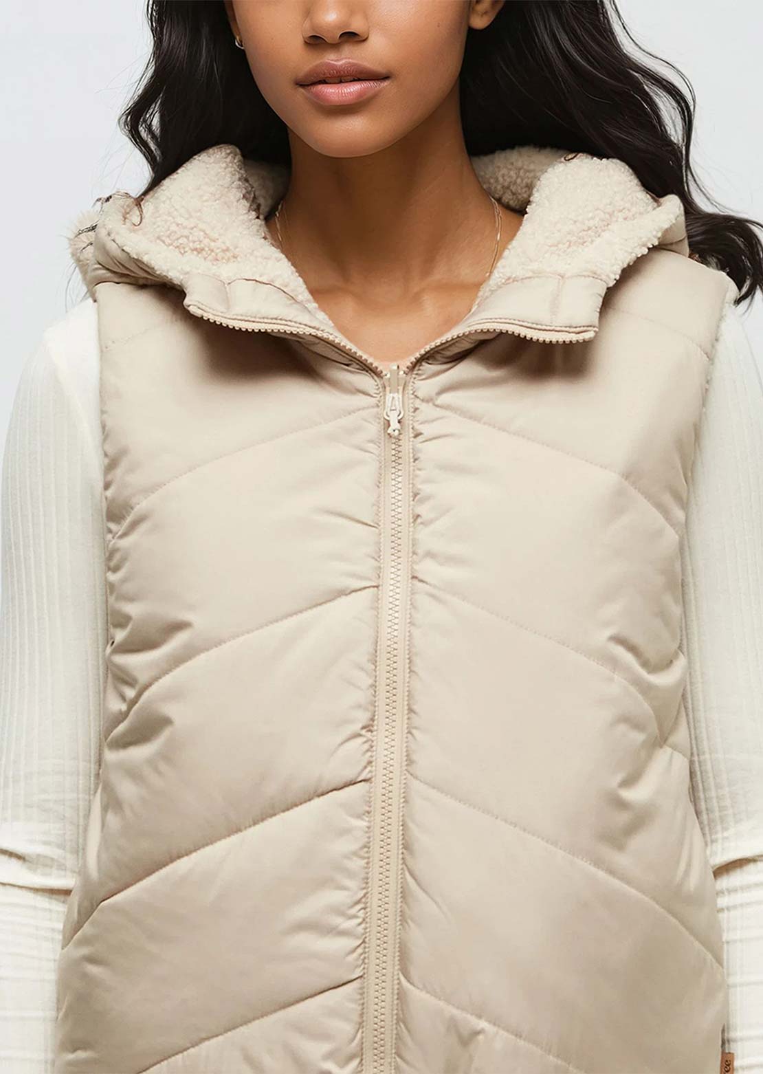 Tentree Women's Collins Vest Warm Oak/Birchwood