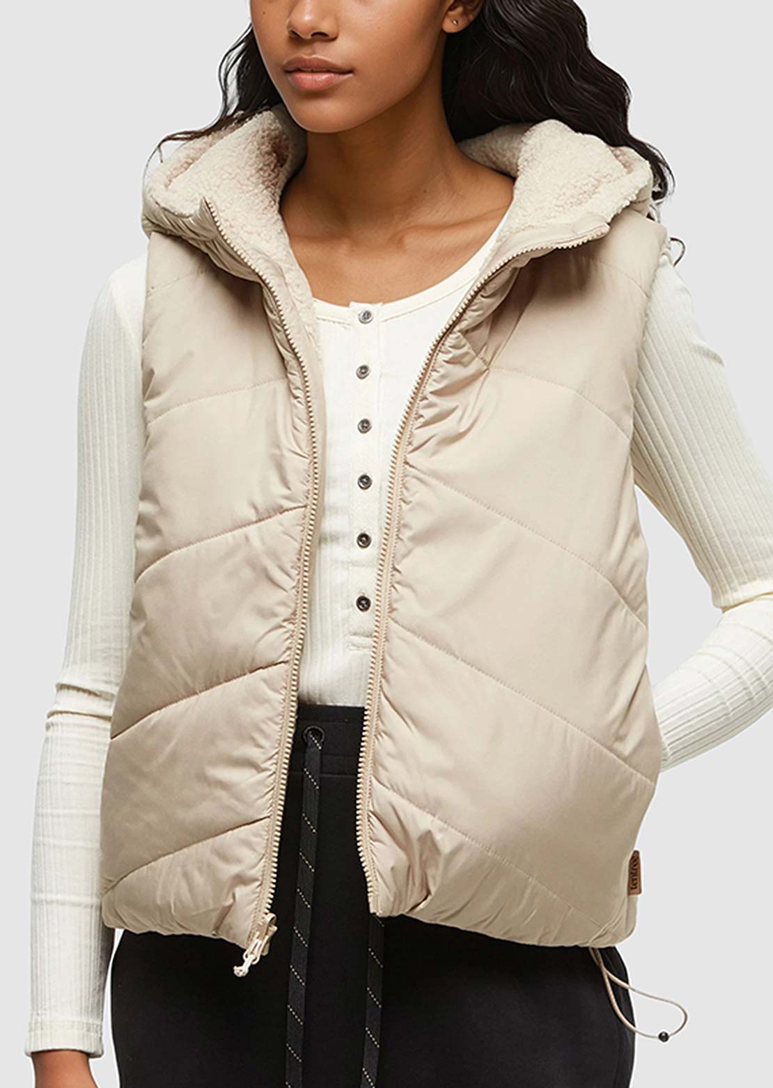 Tentree Women's Collins Vest Warm Oak/Birchwood