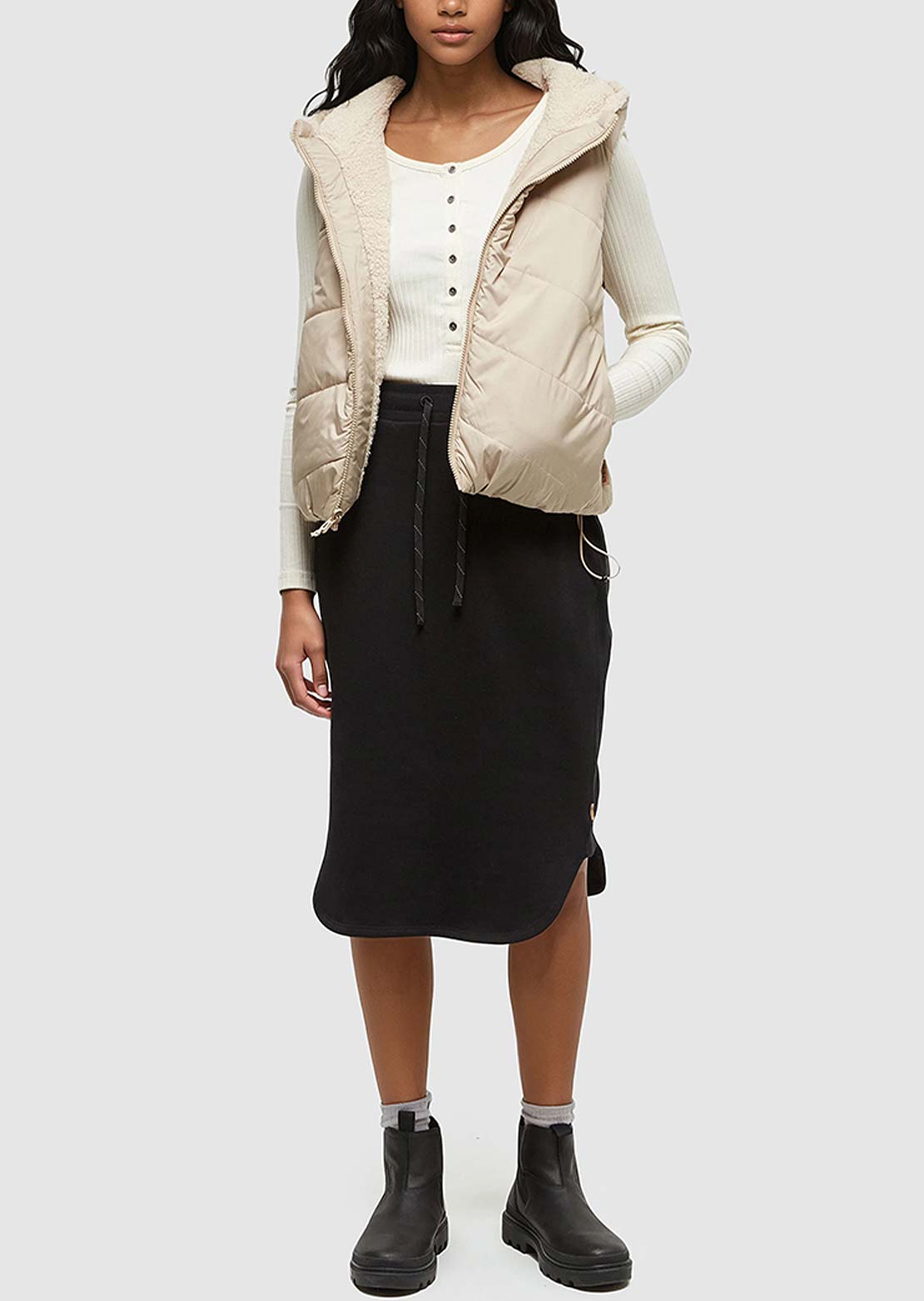 Tentree Women's Collins Vest Warm Oak/Birchwood