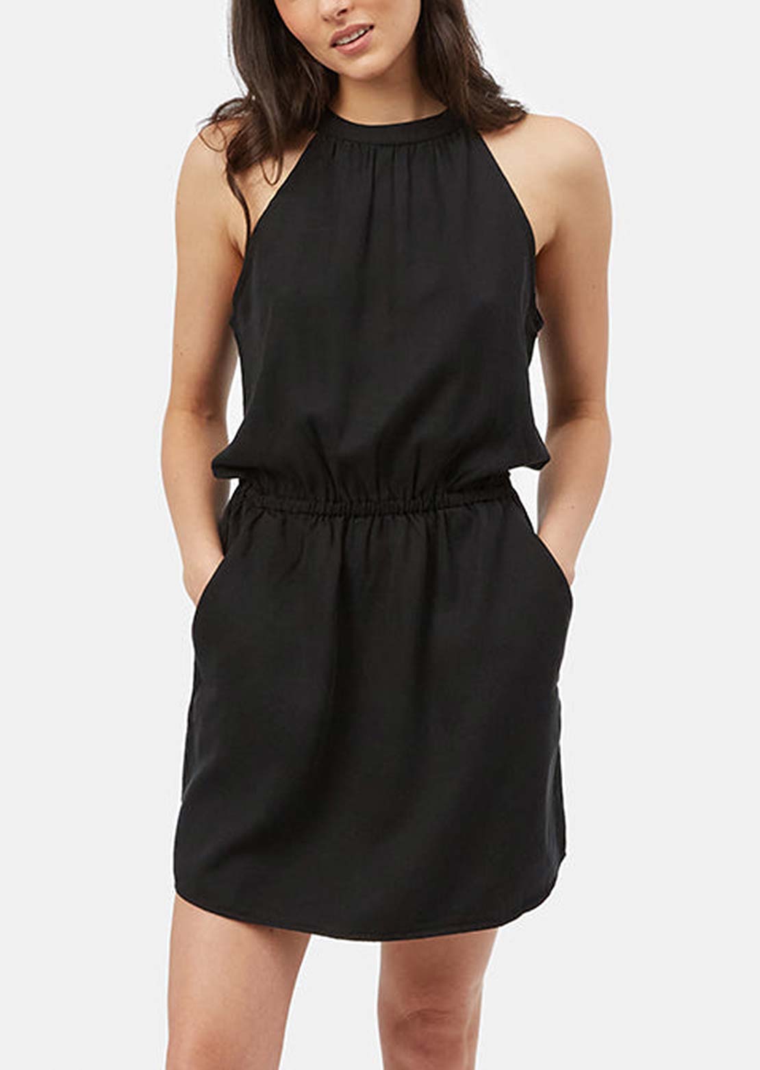Tentree Women's Cypress Dress Meteorite Black