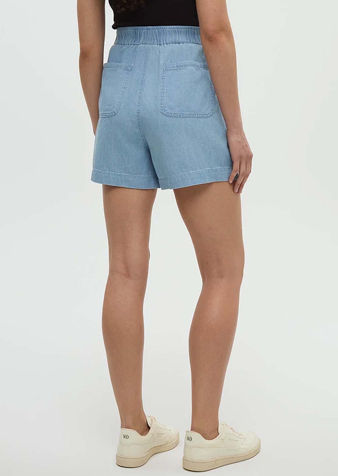Tentree Women's Denim Cascades Shorts Light Wash