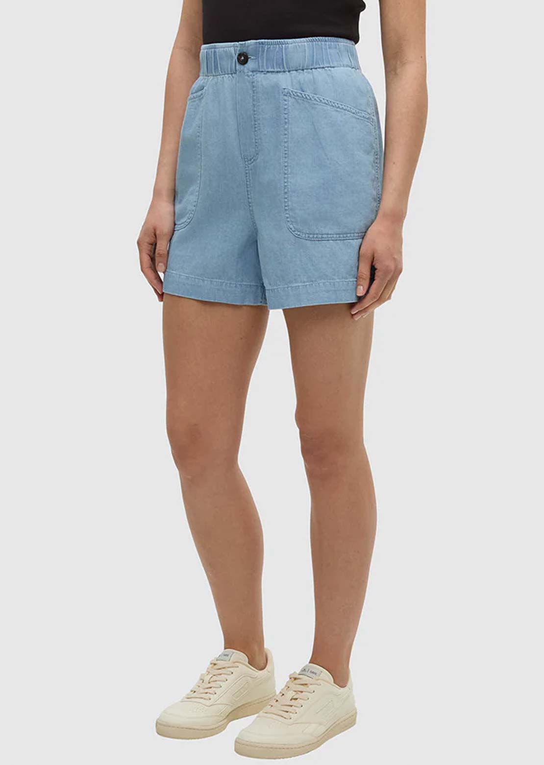Tentree Women's Denim Cascades Shorts Light Wash