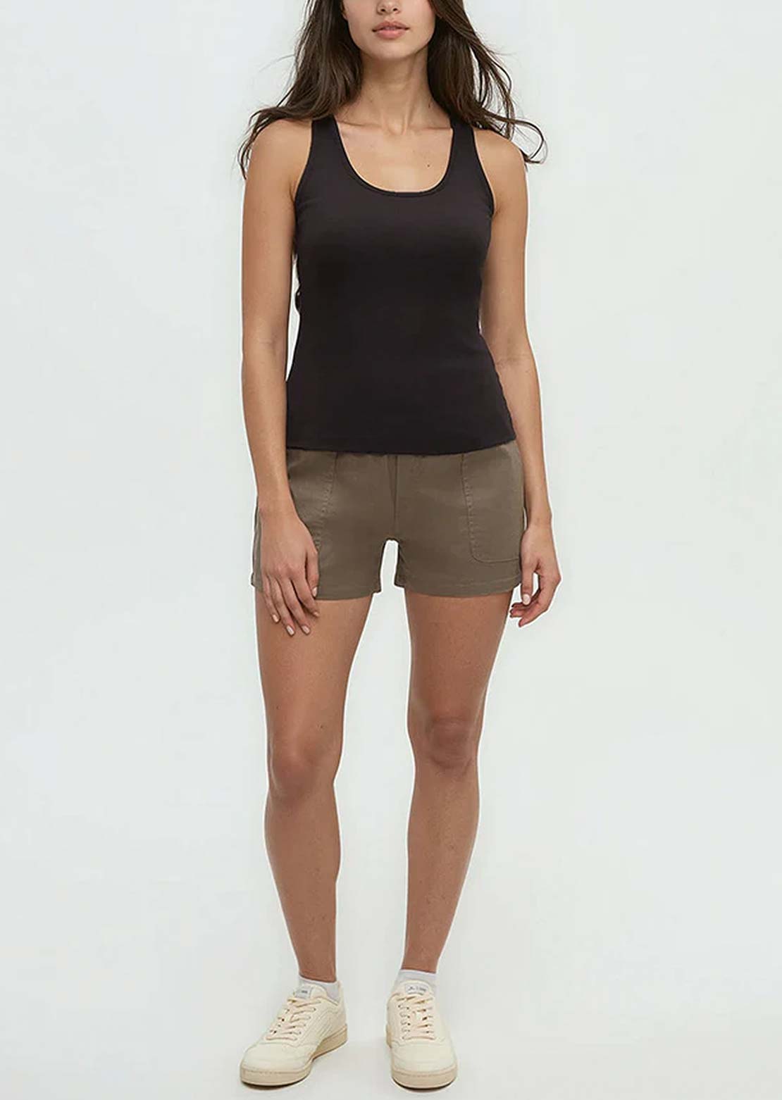 Tentree Women's Dover Tank Top Meteorite Black