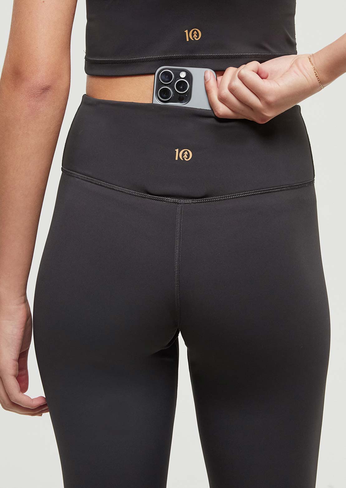 Tentree Women's Granville Leggings Meteorite Black