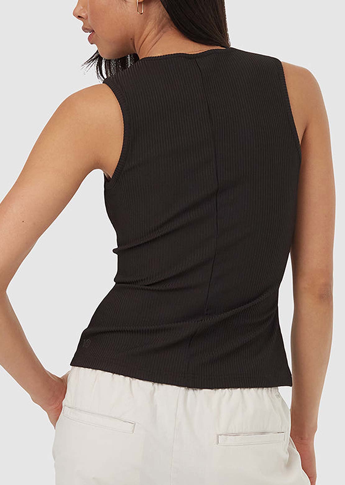 Tentree Women&#39;s Haines Tank Meteorite Black