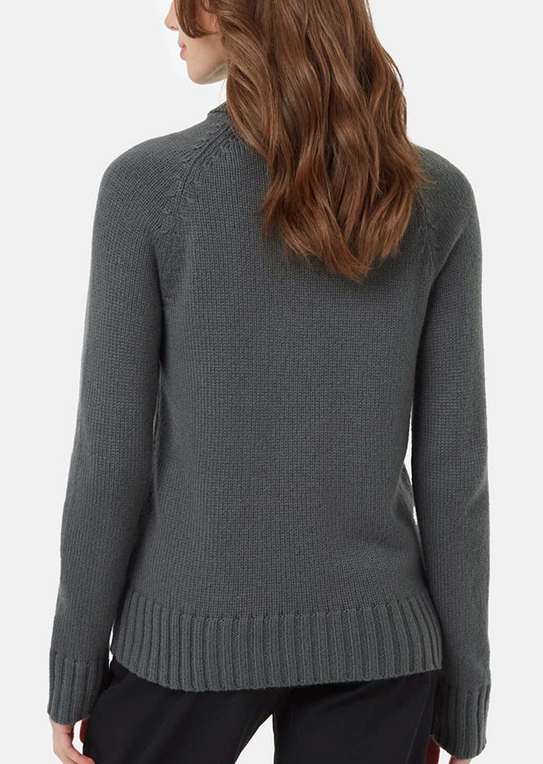 Tentree Women's Highline Wool Turtleneck Sweater Urban Green