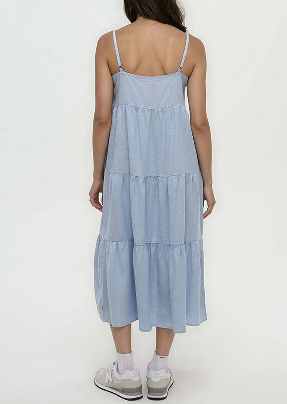 Tentree Women's Hopewell Dress Lakeside Blue