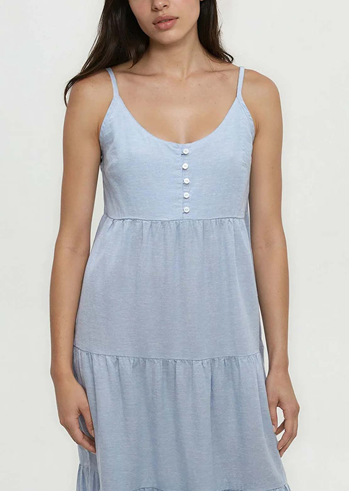 Tentree Women's Hopewell Dress Lakeside Blue