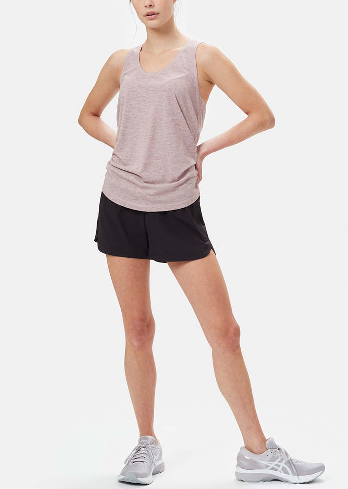 Tentree Women's inMotion Shorts Meteorite Black