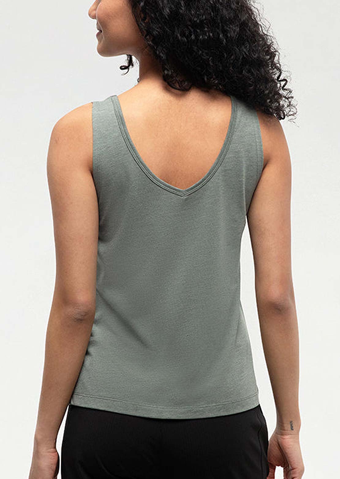 Tentree Women&#39;s Kinney Tank Agave Green Heather