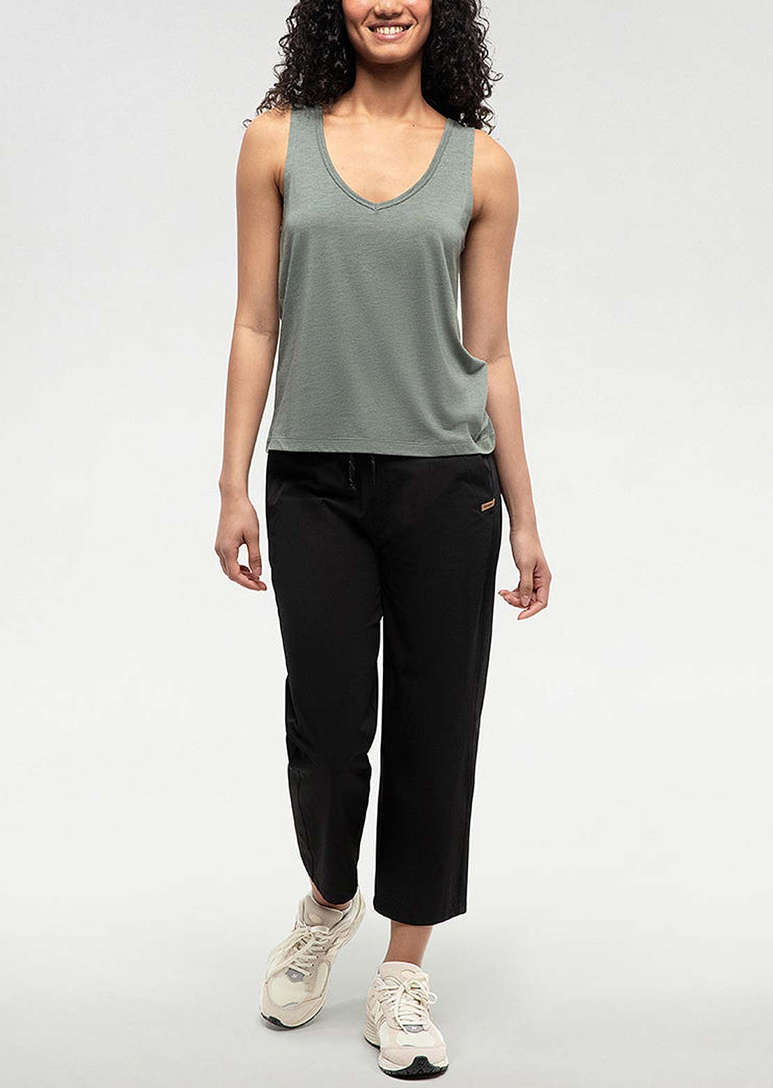 Tentree Women&#39;s Kinney Tank Agave Green Heather